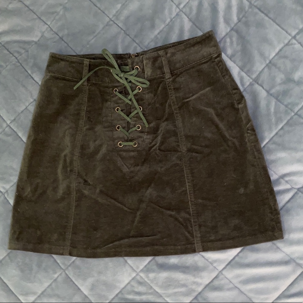 Dark green skirt